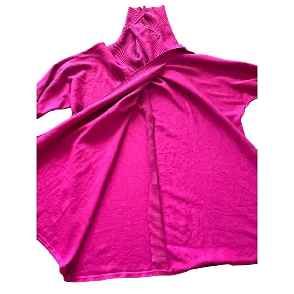 JM Collection Pink open Sweater size  L - Picture 6 of 7